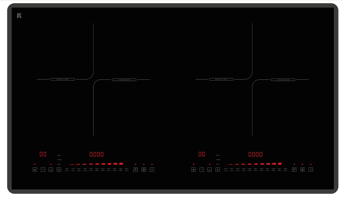 Double Built-in Induction Cooker,LS-DIC806