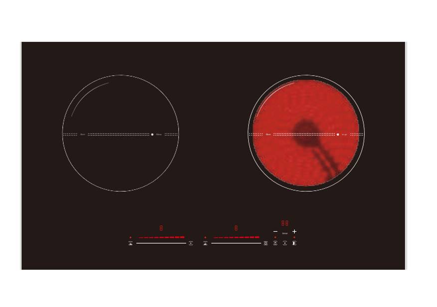 2-Zone Combi Hob LS-DTC203