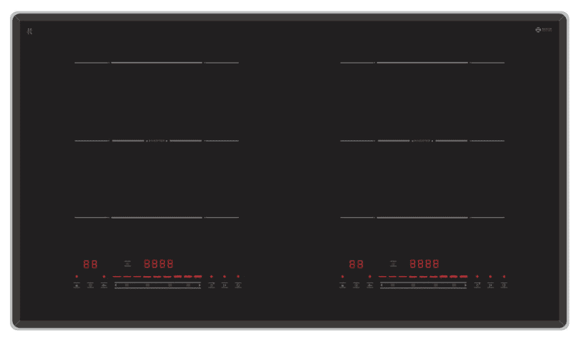 Double Built-in Induction Cooker,LS-DIC231.