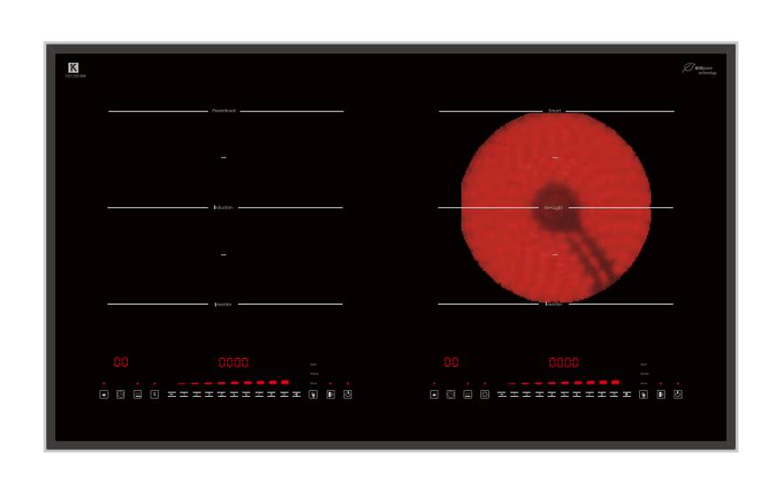 2-Zone Combi Hob LS-DTC205