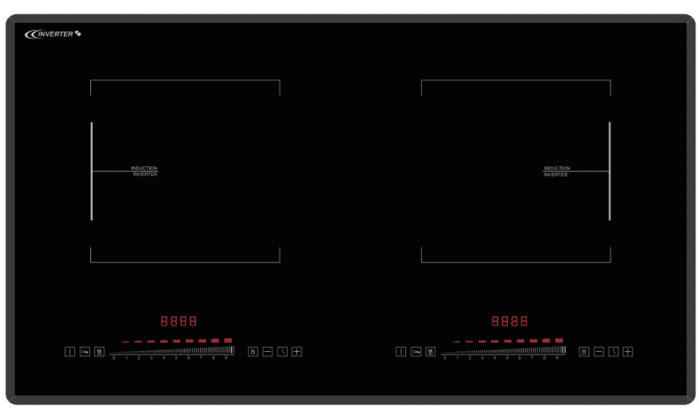 Double Built-in Induction Cooker,LS-DIC257