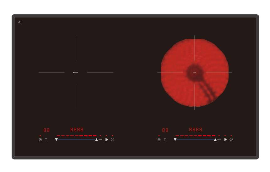 2-Zone Combi Hob LS-DTC208