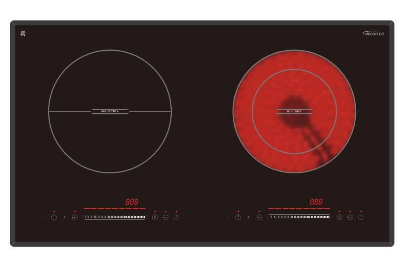 2-Zone Combi Hob LS-DTC209