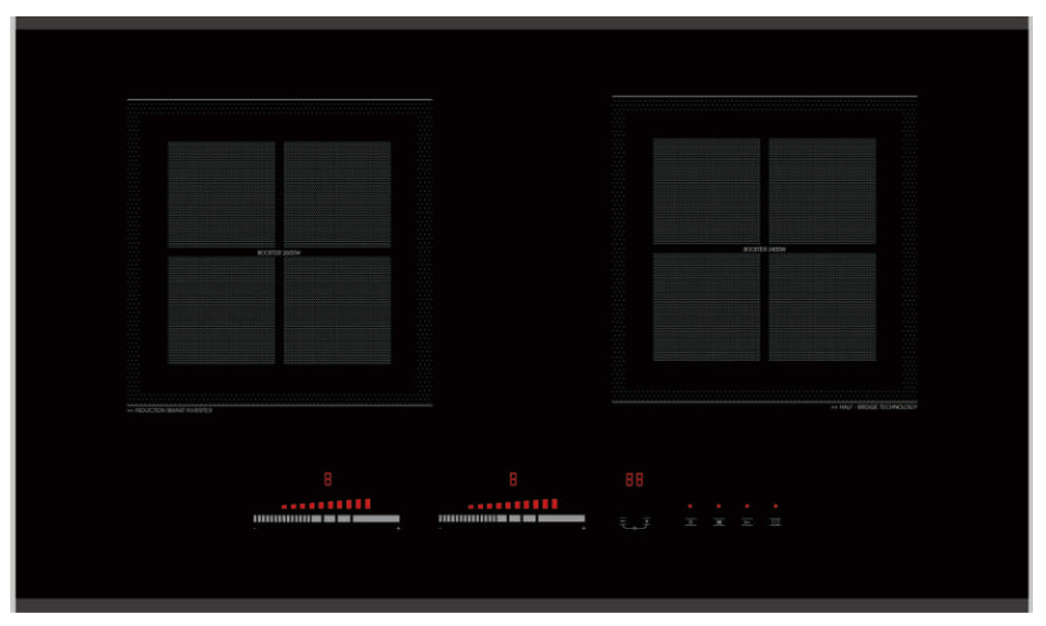 LS-DHB201 Double Induction Hob,Half Bridge Technology