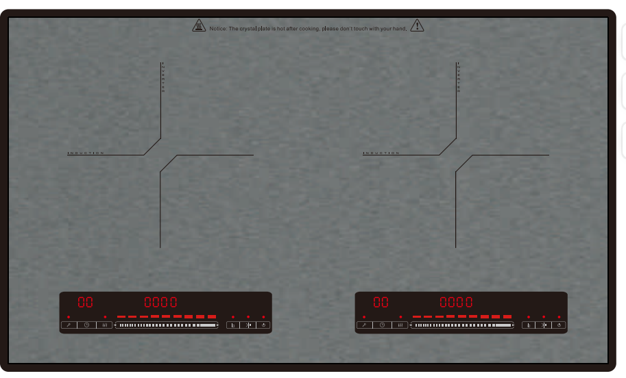 LS-DIC208SDouble Induction Hob