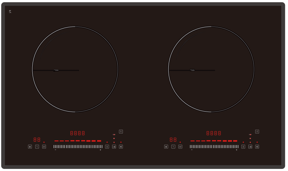 LS-DIC209.Double Induction Hob