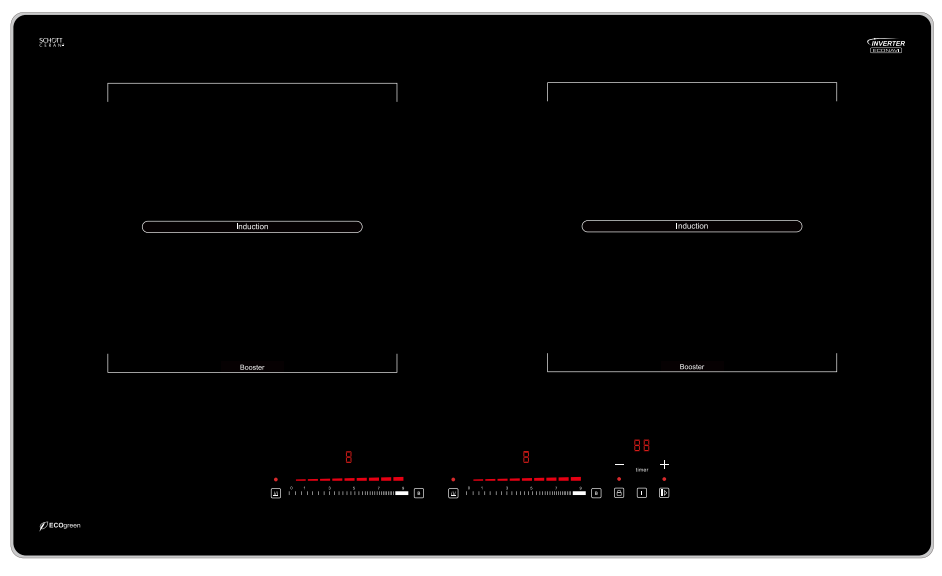 LS-DIC220Double Induction Hob