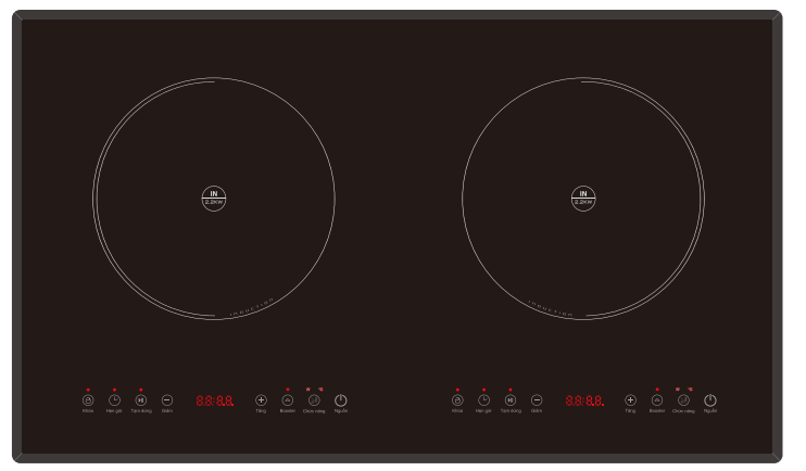 LS-DIC236Double Induction Hob