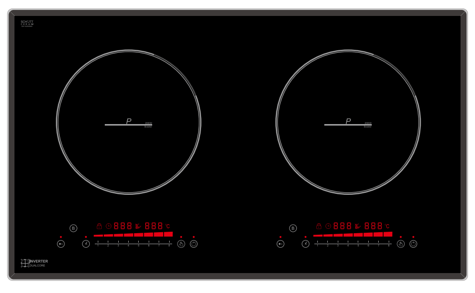 LS-DIC237Double Induction Hob