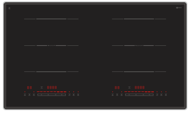 LS-DIC250 Double Induction Hob