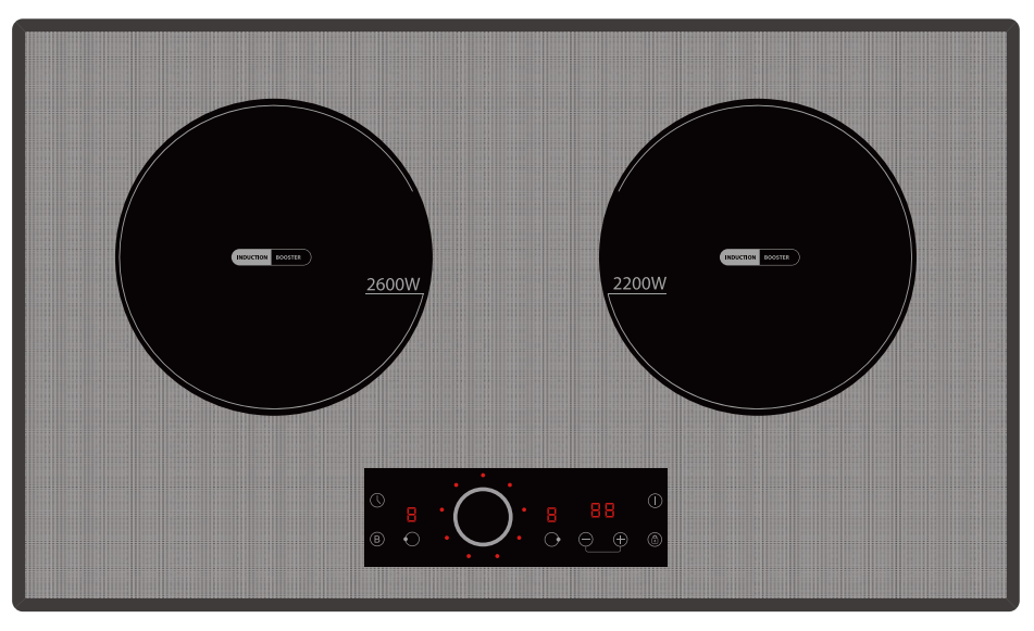 LS-DIC252S Double Induction Hob