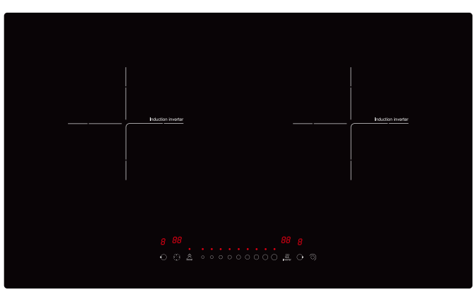 LS-DIC255 Double Induction Hob