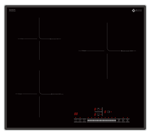 LS-TIC301 Triple Induction hob