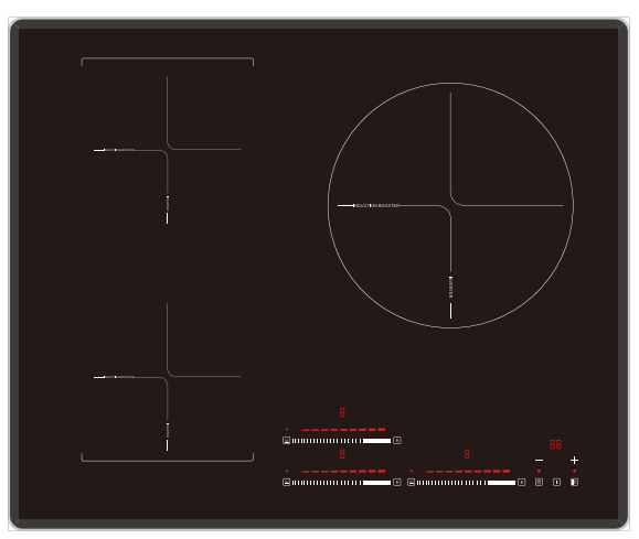 LS-TIC302Triple Induction hob