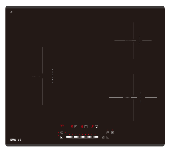 LS-TIC306Triple Induction hob