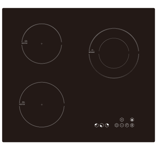 LS-TIC307 Triple Induction hob