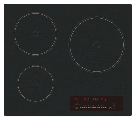 LS-TIC308STriple Induction hob