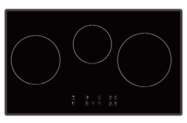 LS-TIC311 Triple Induction hob