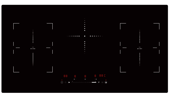 LS-TIC315S Triple Induction hob