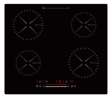 LS-FIC405 4-Zone Induction hob