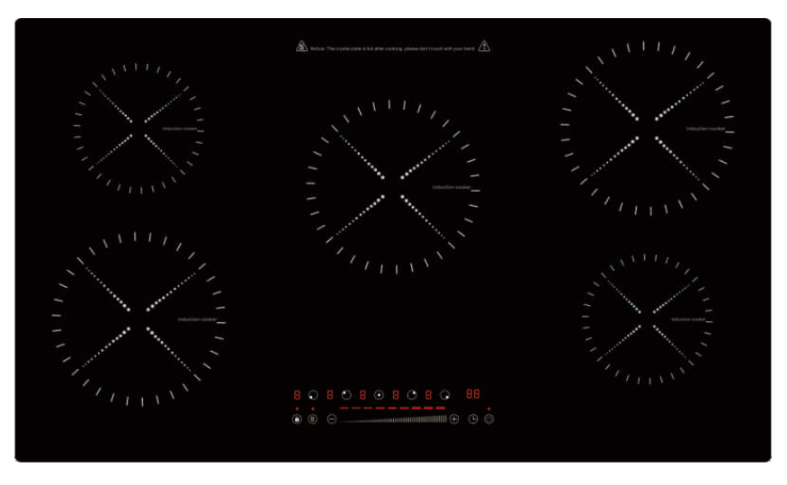 LS-FIC501 5-Zone lnduction Hob